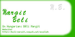 margit beli business card
