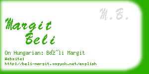 margit beli business card